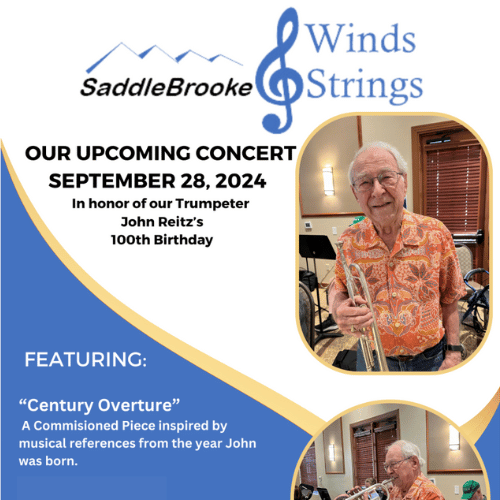 SaddleBrooke Winds & Strings, Saturday, September 28, 2024